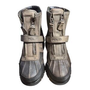 Mens Polo Ralph Lauren Conquest Hi III Size 8.5